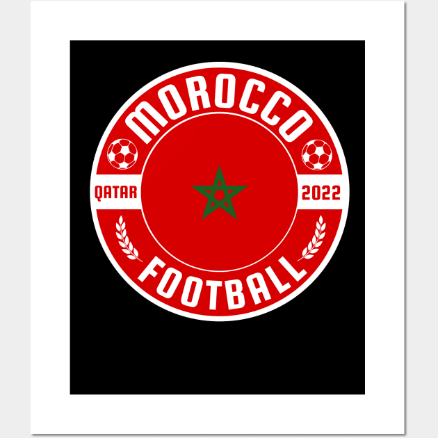 Morocco World Cup Wall Art by footballomatic